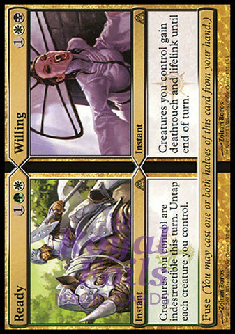 Ready // Willing 1x FOIL DGM MTG Dragon's Maze Rare MINT green white black