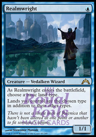 Realmwright 1x FOIL GTC MTG Gatecrash Rare MINT blue