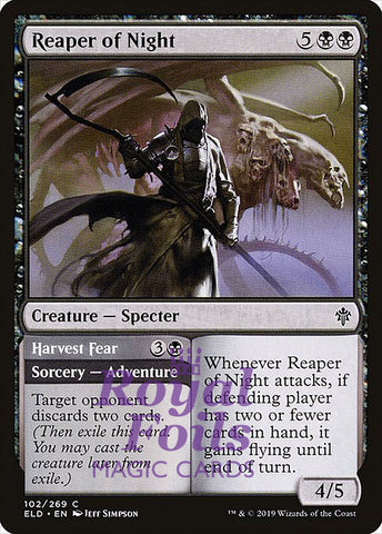 **3x FOIL Reaper of Night** ELD MTG Throne of Eldraine Common MINT black