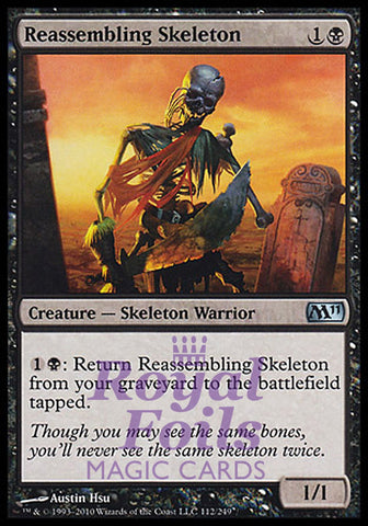 **1x FOIL Reassembling Skeleton** MTG M11 Core Set Uncommon MINT black