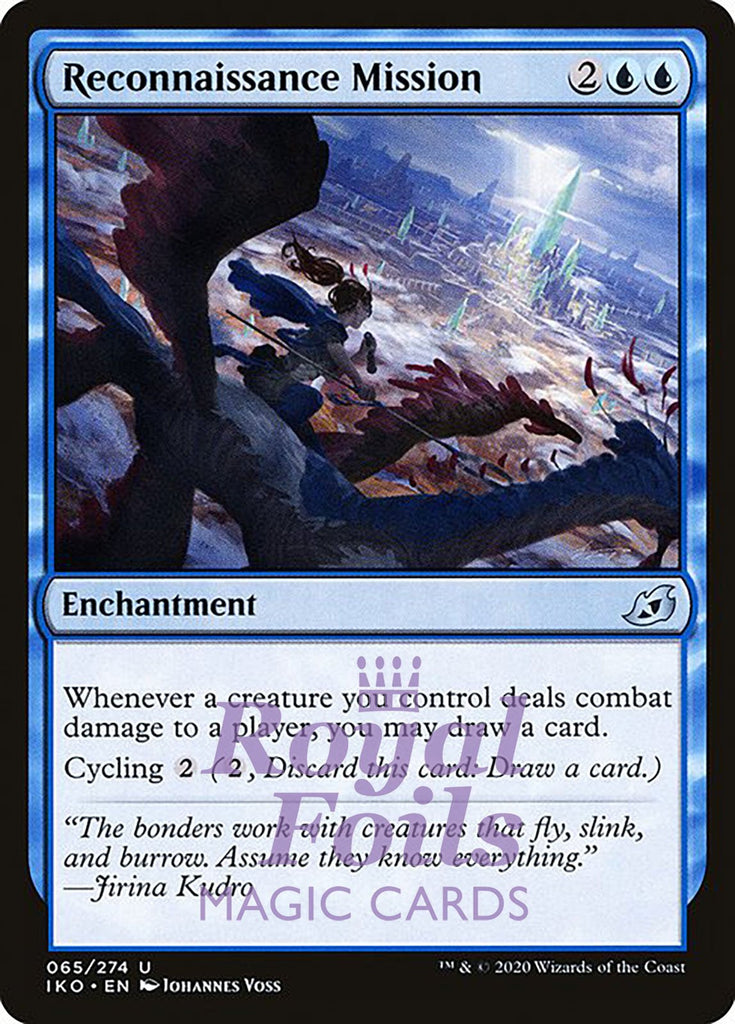Reconnaissance Mission 1x FOIL IKO MTG Ikoria Uncommon MINT blue
