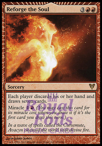 Reforge the Soul 1x FOIL AVR MTG Avacyn Restored Rare MINT red