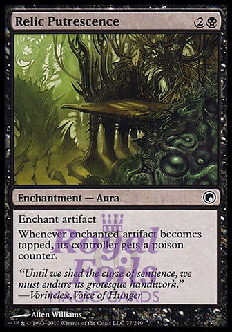 Relic Putrescence 2x FOIL SOM MTG Scars of Mirrodin Common MINT black