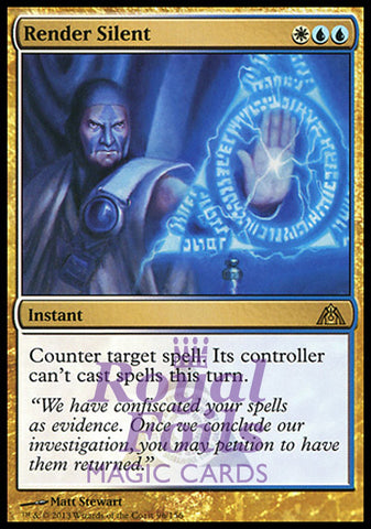 Render Silent 1x FOIL DGM MTG Dragon's Maze Rare MINT white blue