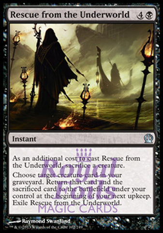 Rescue from the Underworld 2x FOIL THS MTG Theros Uncommon MINT black