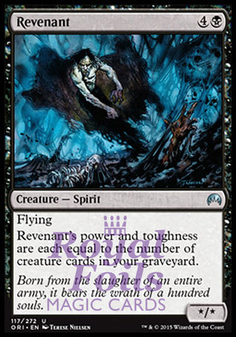 Revenant 4x FOIL ORI MTG Magic Origins Uncommon MINT black