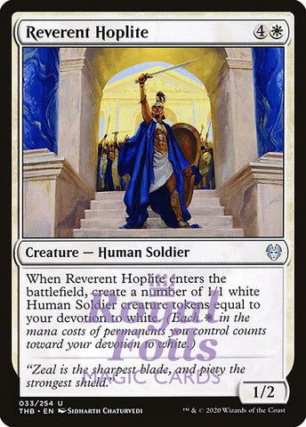 Reverent Hoplite 2x FOIL THB MTG Theros Beyond Death Uncommon MINT white