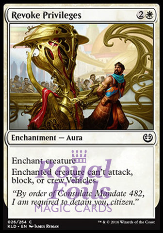 Revoke Privileges 4x FOIL KLD MTG Kaladesh Common MINT white