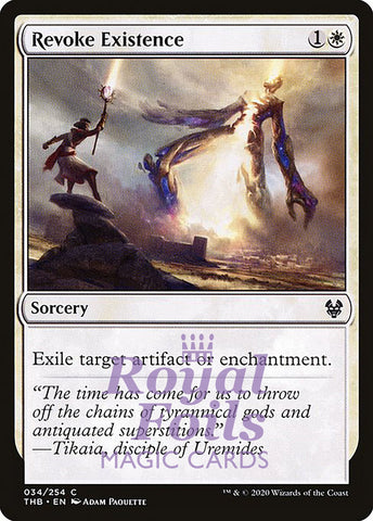 Revoke Existence 4x FOIL THB MTG Theros Beyond Death Common MINT white