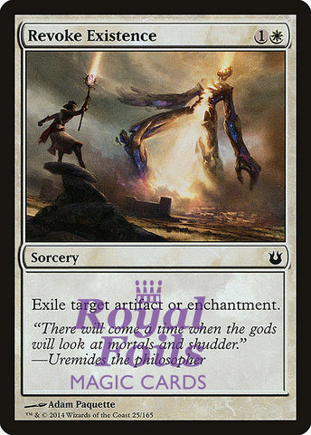 Revoke Existence 3x FOIL BNG MTG Born of the Gods Common MINT white