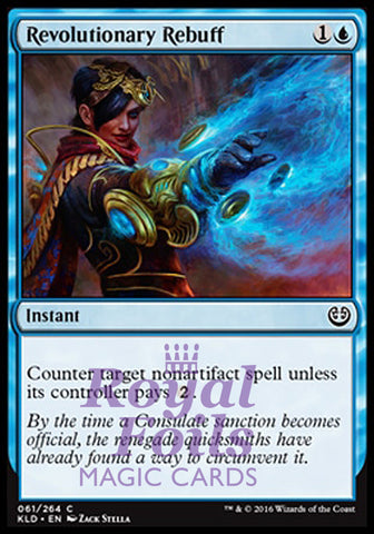 Revolutionary Rebuff 3x FOIL KLD MTG Kaladesh Common MINT blue