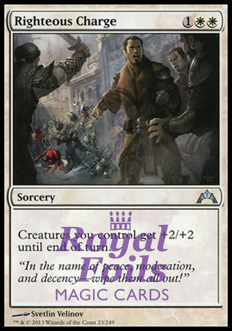 Righteous Charge 4x FOIL GTC MTG Gatecrash Uncommon MINT white