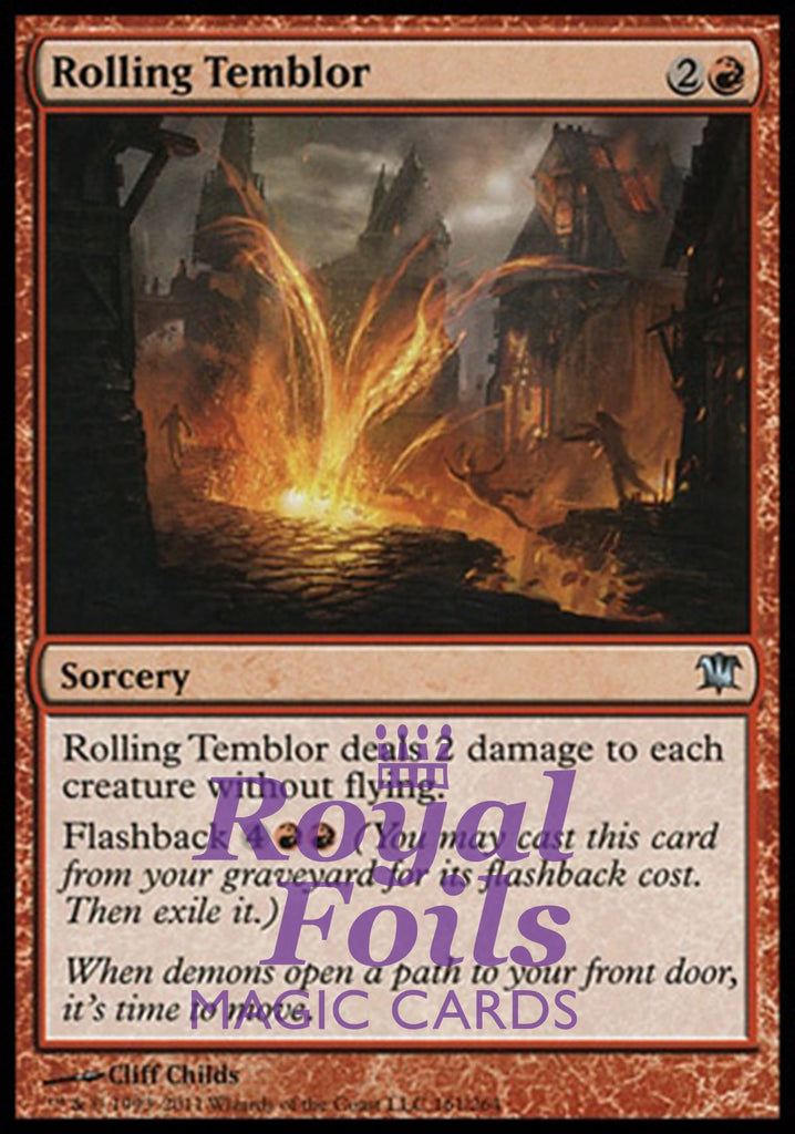 **4x FOIL Riot Devils** ISD MTG Innistrad Common MINT red