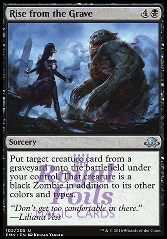 Rise from the Grave 2x FOIL EMN MTG Eldritch Moon Uncommon MINT black