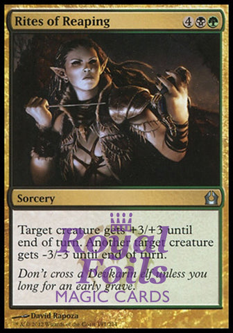 Rites of Reaping 2x FOIL RTR MTG Return to Ravnica Uncommon MINT black green