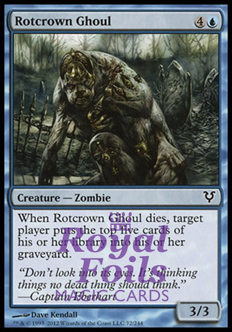 Rotcrown Ghoul 3x FOIL AVR MTG Avacyn Restored Common MINT blue