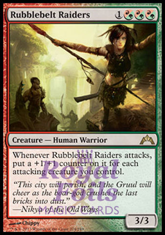 Rubblebelt Raiders 1x FOIL GTC MTG Gatecrash Rare MINT red green