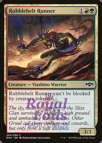 Rubblebelt Runner 4x FOIL RNA MTG Ravnica Allegiance Common MINT red green