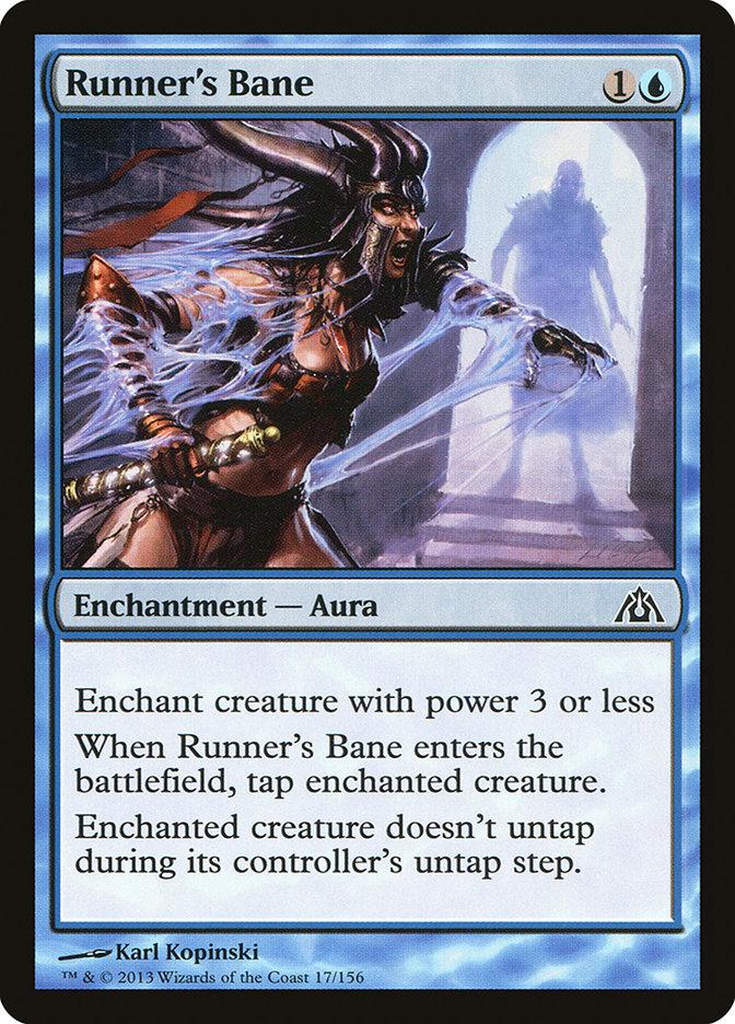 Runner's Bane 4x FOIL DGM MTG Dragon's Maze Common MINT blue