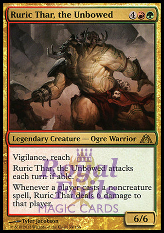 Ruric Thar, the Unbowed 2x FOIL DGM MTG Dragon's Maze Rare MINT red green