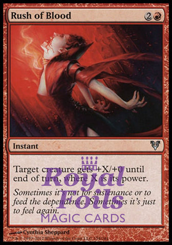 Rush of Blood 2x FOIL AVR MTG Avacyn Restored Uncommon MINT red