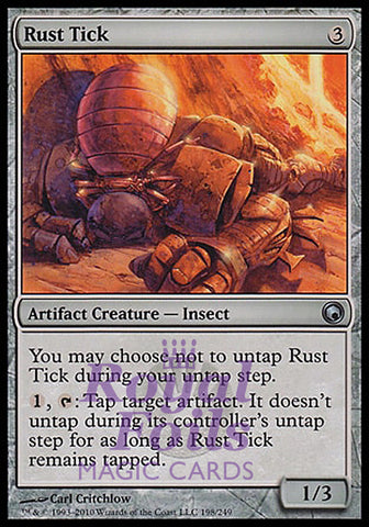 Rust Tick 2x FOIL SOM MTG Scars of Mirrodin Uncommon MINT artifact