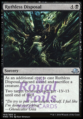 Ruthless Disposal 4x FOIL EMN MTG Eldritch Moon Uncommon MINT black