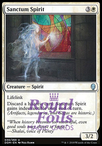 Sanctum Spirit 4x FOIL DOM MTG Dominaria Uncommon MINT white