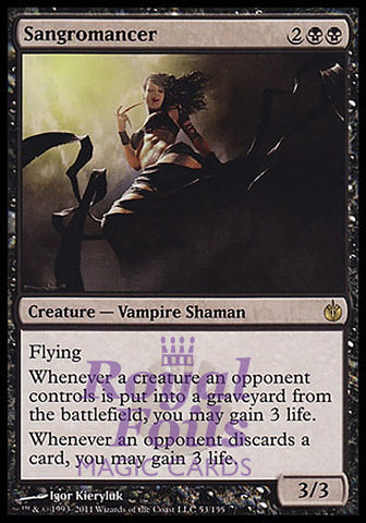 Sangromancer 1x FOIL MBS MTG Mirrodin Besieged Rare MINT black