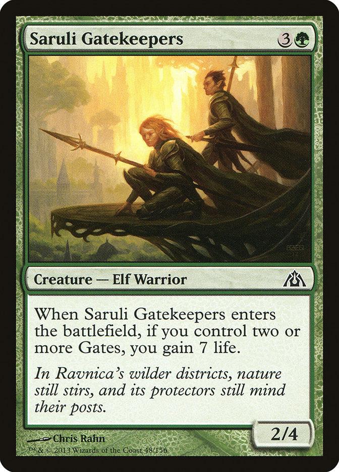 Saruli Gatekeepers 4x FOIL DGM MTG Dragon's Maze Common MINT green