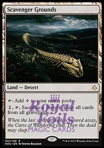 Scavenger Grounds 1x FOIL HOU MTG Hour of Devastation Rare MINT land