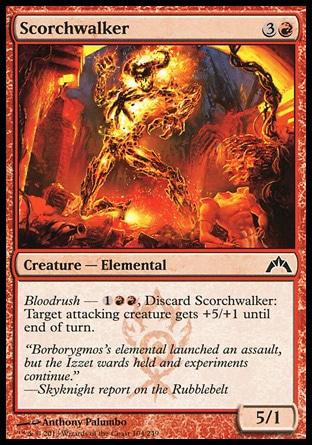Scorchwalker 4x FOIL GTC MTG Gatecrash Common MINT red