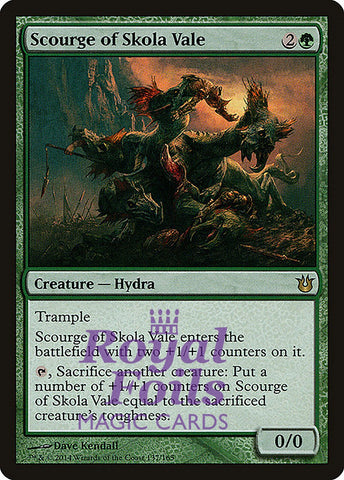Scourge of Skola Vale 2x FOIL BNG MTG Born of the Gods Rare MINT green