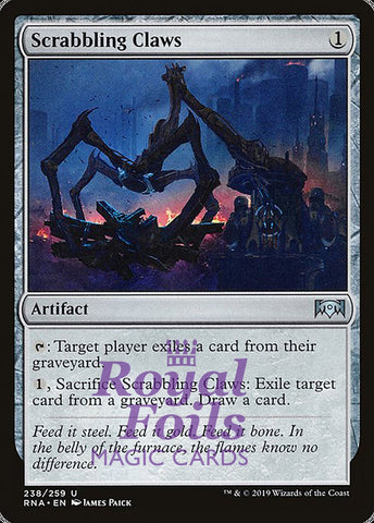 Scrabbling Claws 2x FOIL RNA MTG Ravnica Allegiance Uncommon MINT artifact