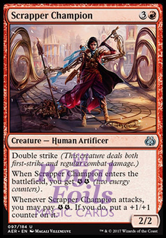 Scrapper Champion 2x FOIL AER MTG Aether Revolt Uncommon MINT red