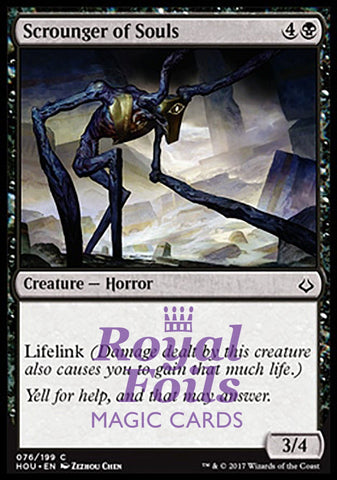 Scrounger of Souls 4x FOIL HOU MTG Hour of Devastation Common MINT black