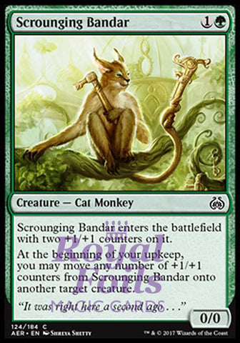 **4x FOIL Scrounging Bandar** AER MTG Aether Revolt Common MINT green