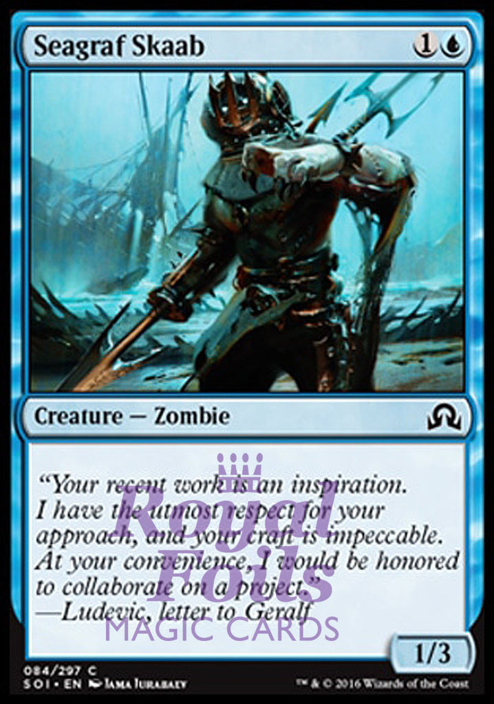 Seagraf Skaab 4x FOIL SOI MTG Shadows Over Innistrad Common MINT blue