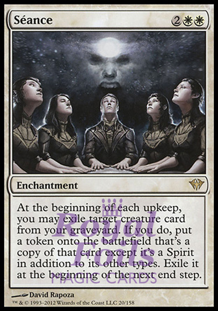 Seance 2x FOIL DKA MTG Dark Ascension Rare NM white