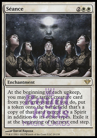 **1x FOIL Seance** DKA MTG Dark Ascension Rare MINT white