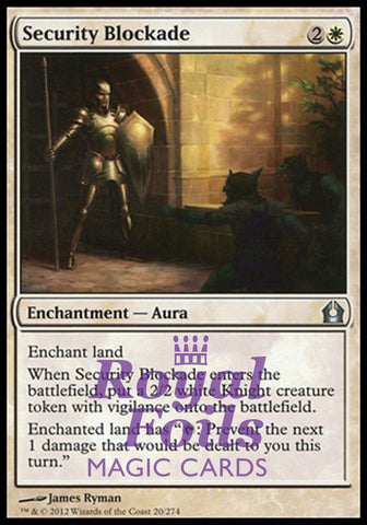 Security Blockade 4x FOIL RTR MTG Return to Ravnica Uncommon MINT white