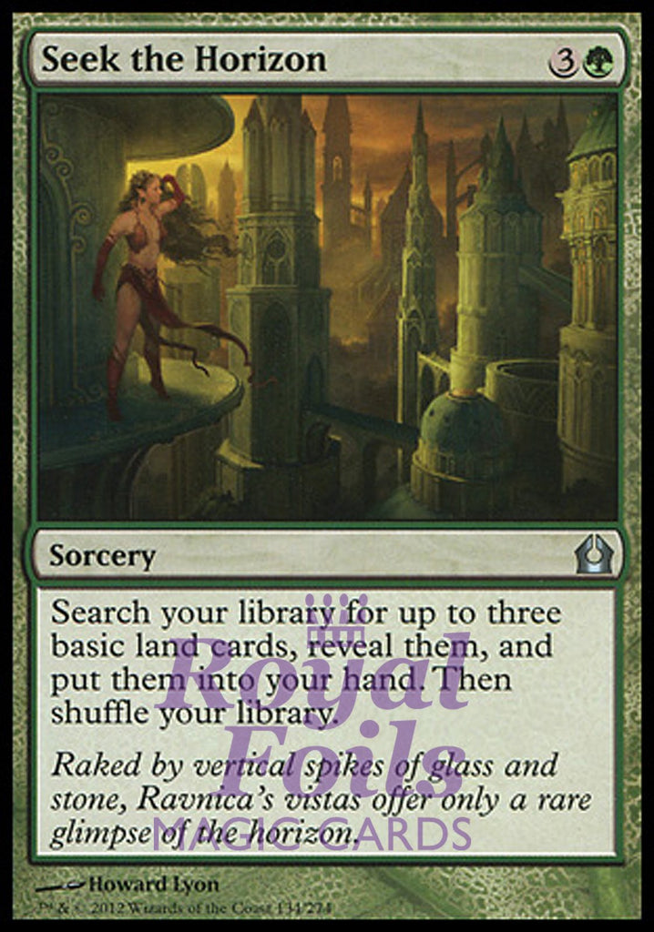 Seek the Horizon 2x FOIL RTR MTG Return to Ravnica Uncommon MINT green