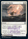 **1x FOIL Sejiri Shelter // Glacier** ZNR MTG Zendikar Rising Uncommon MINT white land