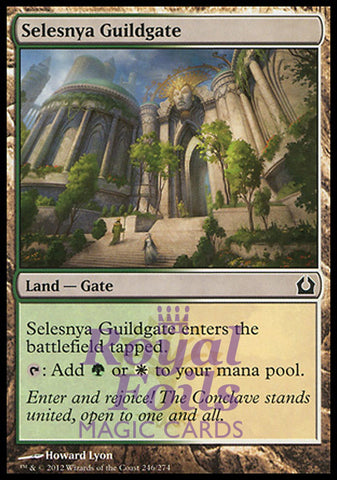 **2x FOIL Selesnya Guildgate** RTR MTG Return to Ravnica Common MINT green white