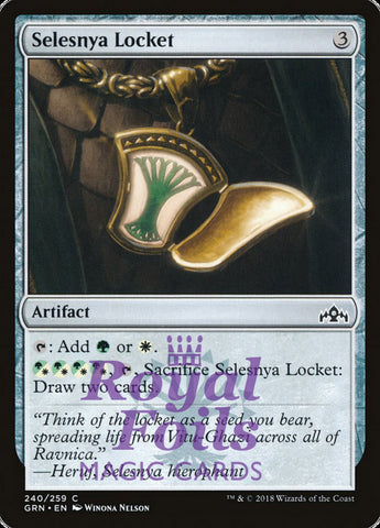 Selesnya Locket 2x FOIL GRN MTG Guilds of Ravnica Common MINT green white artifact