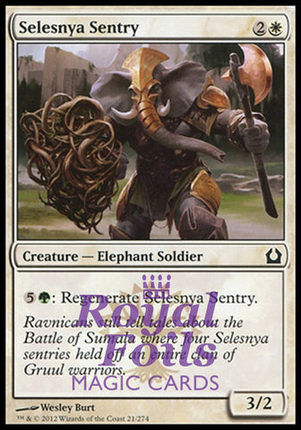 Selesnya Sentry 4x FOIL RTR MTG Return to Ravnica Common MINT white green