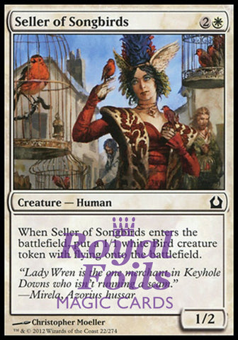 **4x FOIL Seller of Songbirds** RTR MTG Return to Ravnica Common MINT white