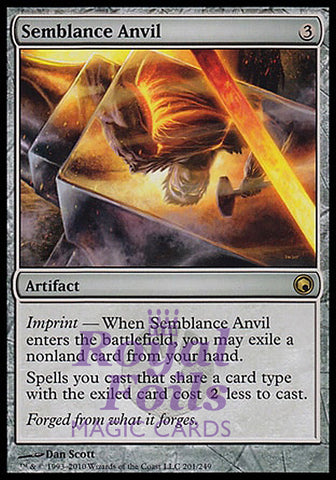 **1x FOIL Semblance Anvil** SOM MTG Scars of Mirrodin Rare MINT artifact