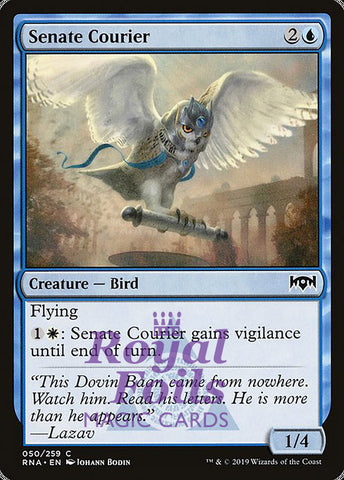 Senate Courier 4x FOIL RNA MTG Ravnica Allegiance Common MINT blue