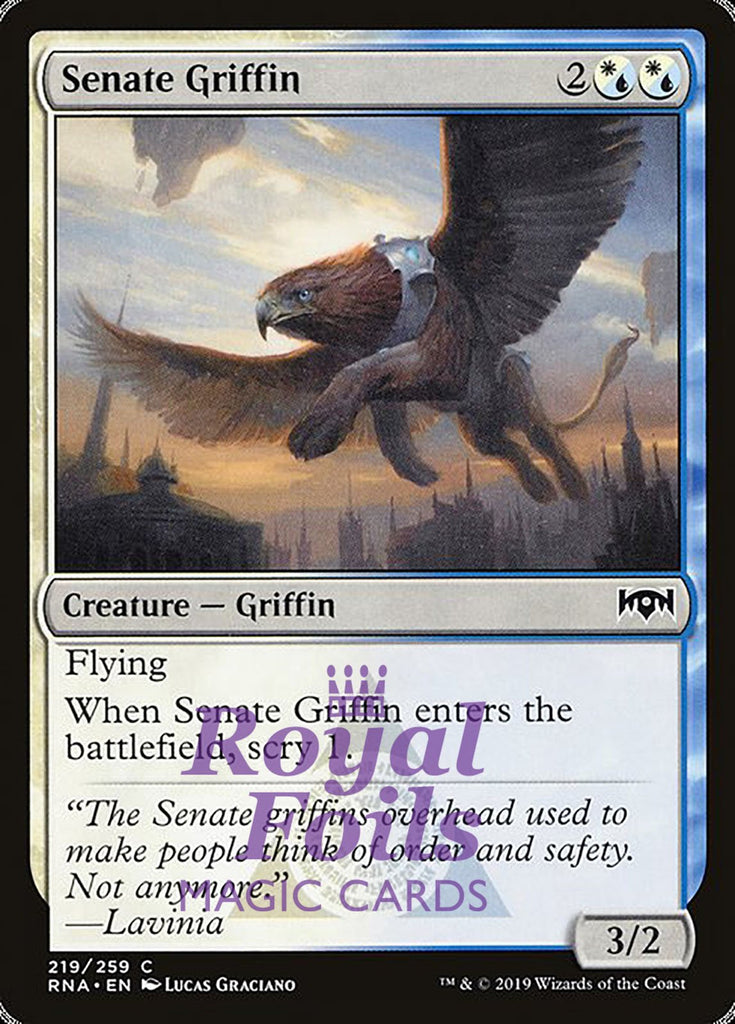 **2x FOIL Senate Griffin** RNA MTG Ravnica Allegiance Common MINT white blue